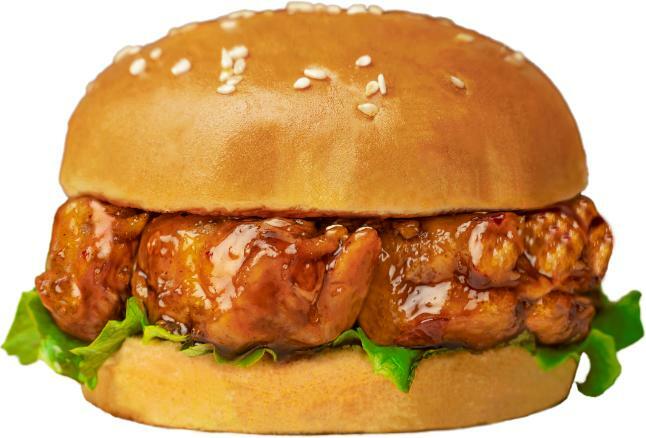 GENERAL TSO'S CHICKEN BURGER